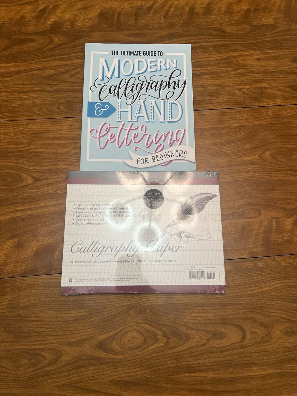Modern Calligraphy & Hand Lettering for Beginners and Calligraphy Paper Bundle